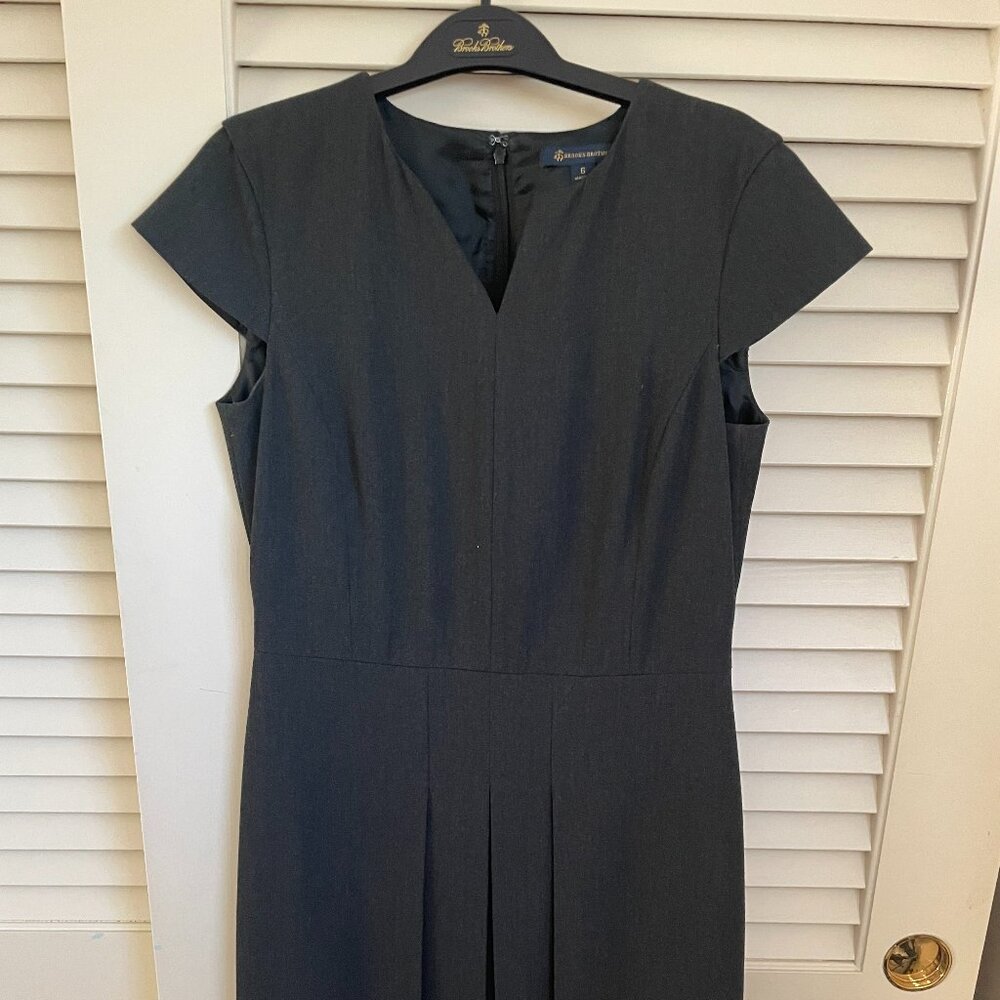 Brooks Brothers A-line cap sleeve dress